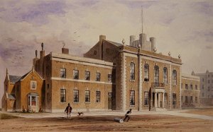 Royal Artillery House, Finsbury Square, 1851