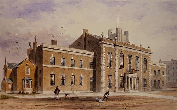 Royal Artillery House, Finsbury Square, 1851