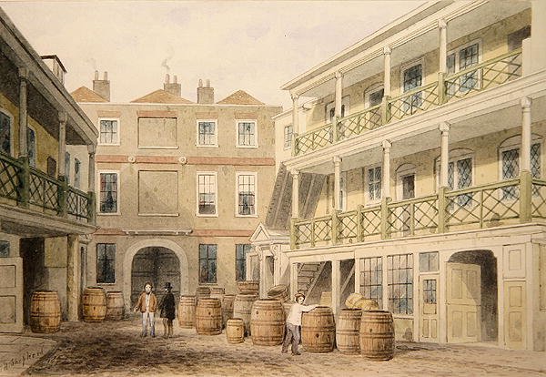 The Bell Inn, Aldersgate Street, 1851