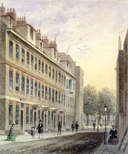 View of Fludyer Street looking towards Parliament Street, 1859