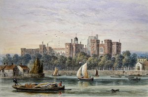 View of Lambeth Palace from the Thames, 1837