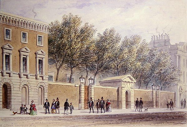 The New Entrance to Grocers Hall, 1854