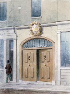 The Entrance to Coachmakers Hall, 1854