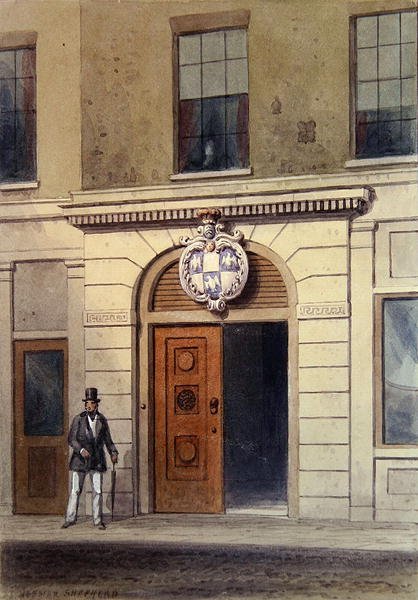 The Entrance to Tallow Chandlers Hall, 19th