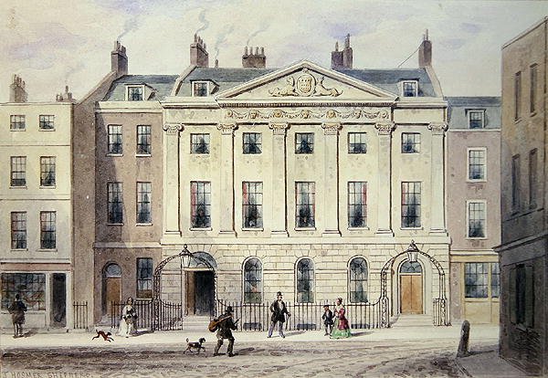 The East front of Skinners Hall, 1851