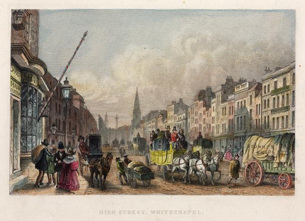 High Street, Whitechapel, from Holmes Great Metropolis by T. Holmes, 1851