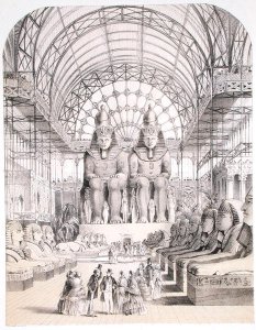 The Nubian Court at The Crystal Palace in Sydenham, c.1851-1855