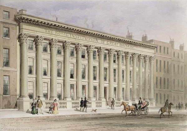 The Royal Institution of Great Britain, Albemarle Street, c.1838