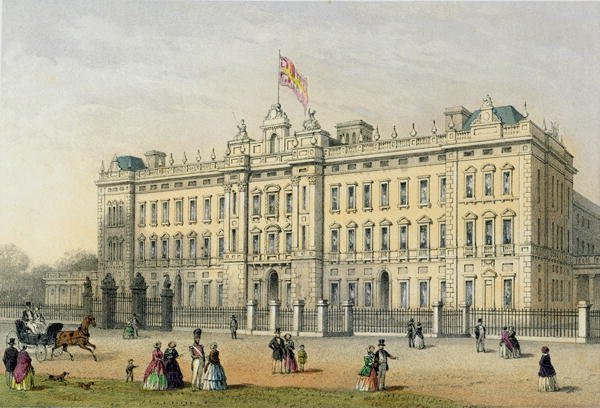 Buckingham Palace, engraved by Bachelier, pub. 1854