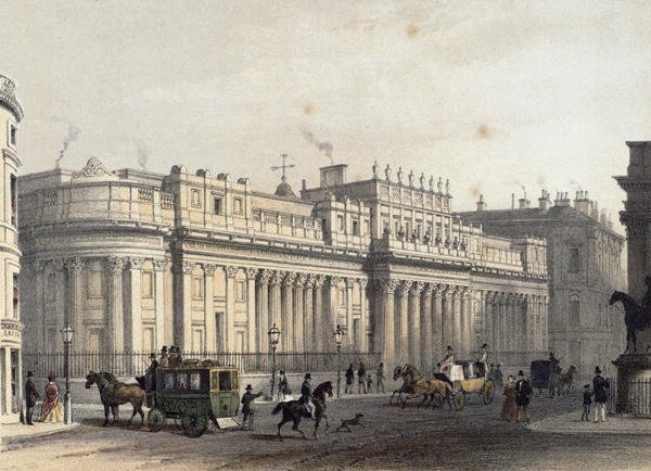 The Bank of England, engraved by Louis-Jules Arnout 1814-68, pub. 1854 by E. Gambart and Co