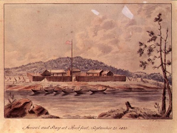 Arrival and Stay at Rockfort, 1821