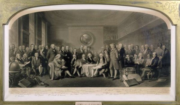 Eminent Men of Science, 1807-08, Assembled in the Library of the Royal Institution, 4th June 1862