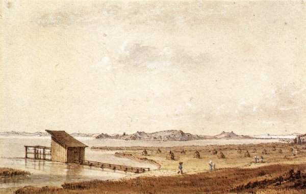 The Lake Balaton at Fured 1821