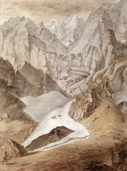 Landscape with Chamois 1809