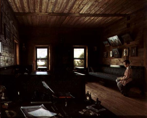 The Study in the House of Nikolai Milyukov at Ostrovky, 1844