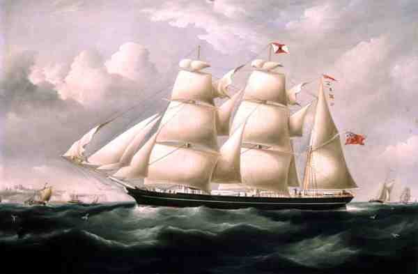 Clipper Barque Procymatia off Dover