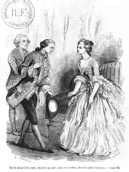 Illustration from LEmile by Jean-Jacques Rousseau 1712-78 published in 1851 2