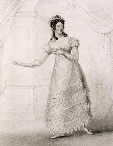 Miss Paton as Susanna in The Marriage of Figaro, pub. by Colnaghi