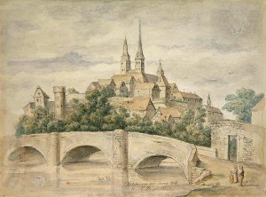 View of Fritzlar, 1848