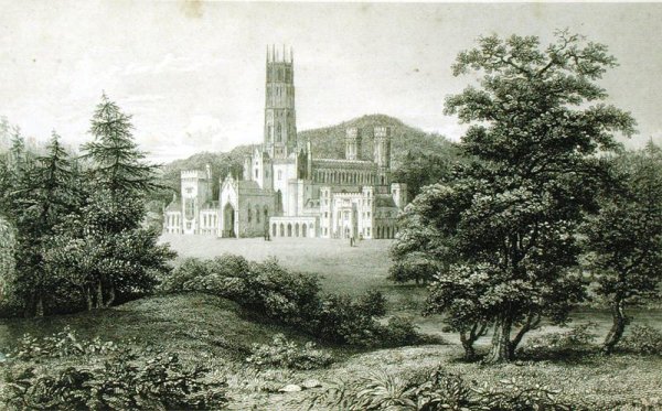 South-west view of Fonthill Abbey, engraved by T. Higham, 1823