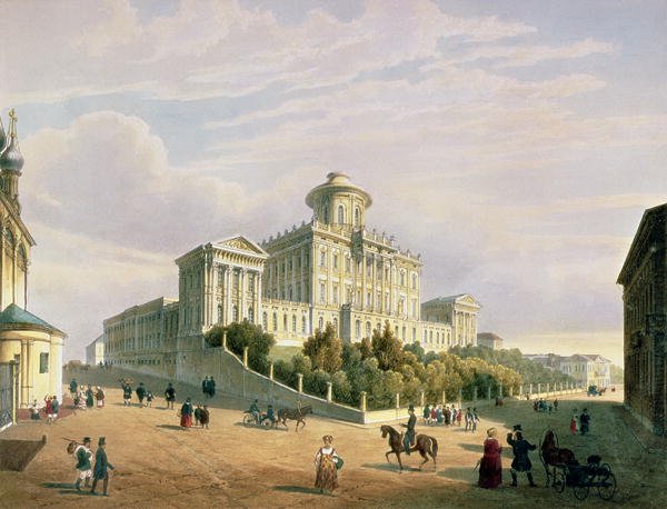 The Pashkov House The Institute of Nobility, 1830s