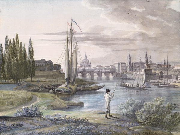 View of Dresden and the River Elbe, 1806