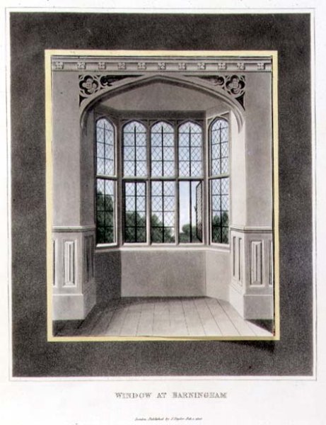 Window at Barningham Before from Fragments on the Theory and Practice of Landscape Gardening, pub. 1816