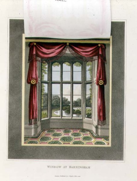 Window at Barningham After from Fragments on the Theory and Practice of Landscape Gardening, pub. 1816