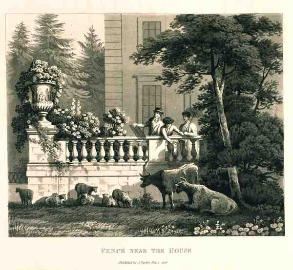 Fence near the House, from Fragments on the Theory and Practice of Landscape Gardening, pub. 1816