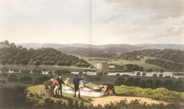 General View of Longleat from the Prospect Hill, from Fragments on the Theory and Practice of Landscape Gardening, pub. 1816