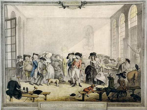 Taking the Waters at the Pump Room, Bath, 1784