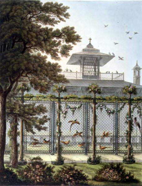The Pheasantry, engraved by Joseph Constantine Stadler fl.1780-1812 from Designs for the Pavilion at Brighton, pub. 1808