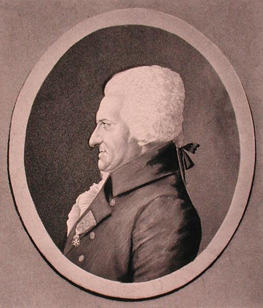 Portrait of Pierre-Alexandre Monsigny 1729-1817 engraved by Edme Quenedey 1756-1830