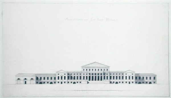 Plan for the residence of prince Youssoupov on the river Fontanka, St. Petersburg