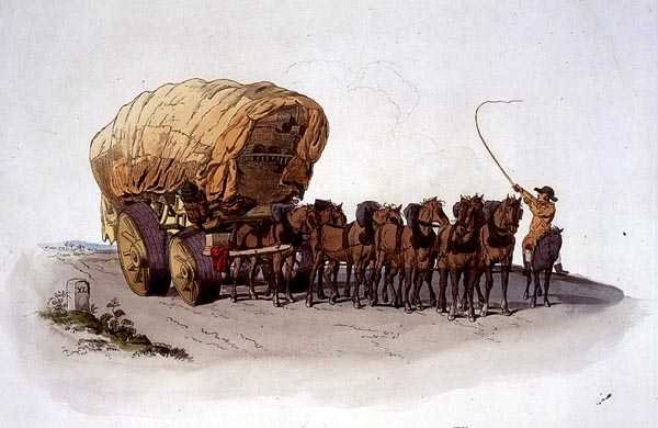Wagon, from Costume of Great Britain, published by William Miller, 1805