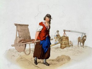 Brick Maker, from Costume of Great Britain, published by William Miller, 1805
