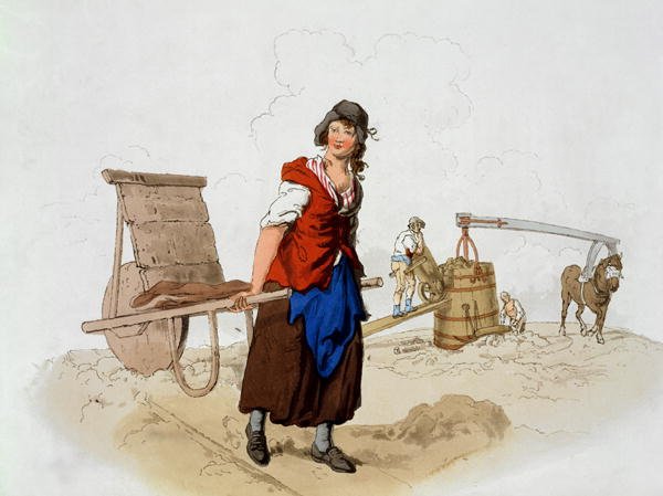 Brick Maker, from Costume of Great Britain, published by William Miller, 1805
