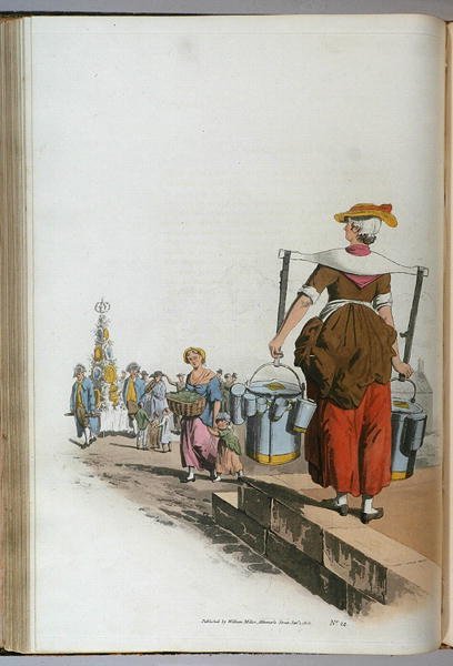 Milk Woman, from Costume of Britain, c.1819