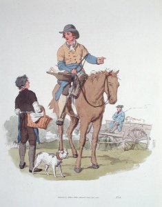 Watering Cart, from Costume of Great Britain, published by William Miller, 1805