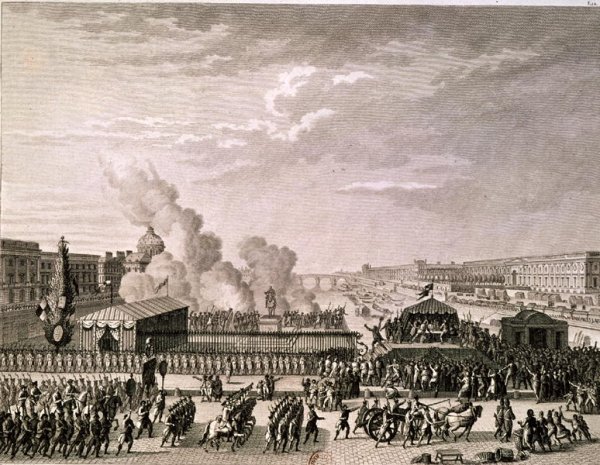 Proclamation of the Danger to the Homeland, 22nd July 1792, engraved by Pierre Gabriel Berthault 1737-1831