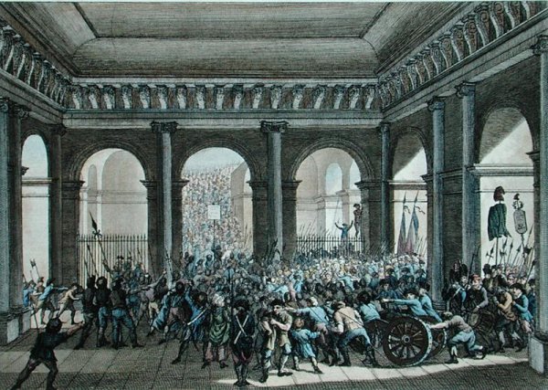 The Parisian People invading the Tuileries 20th June 1792, 1792