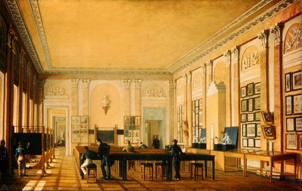 Painting Atelier in the Moscow Art School, c.1830