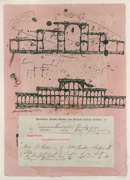 Great Exhibition, 1851 first sketch for the building, 1850