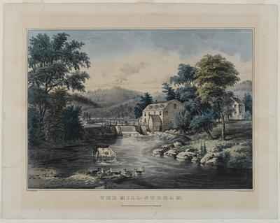 The Mill-Stream, published by Currier and Ives, New York