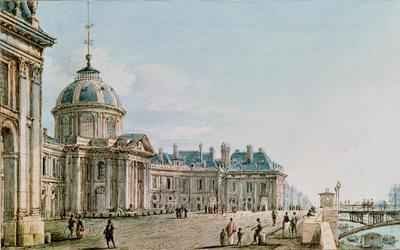 View of the College des Quatre Nations Paris .1810