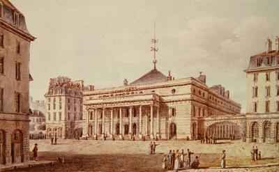 View of the Theatre de lOdeon Paris