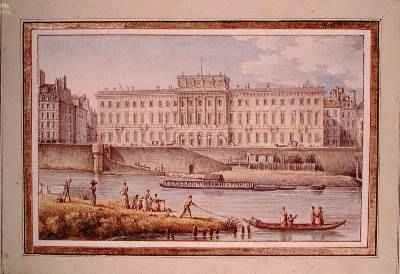 View of the Hotel des Monnaies at the Confluence of the Two Branches of the Seine