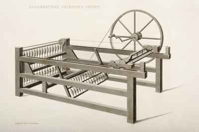 The Spinning Jenny invented by James Hargreaves in 1764 1835
