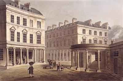 View of Cross Bath Bath Street from Bath Illustrated by a Series of Views