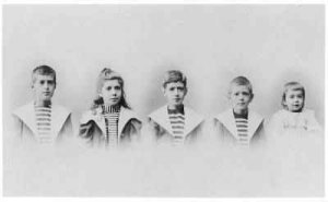 Xavier 1887-1955 Marie-Agnes 1889-1982 Charles 1890-1970 Jacques 1893-1946 and Pierre 1897-1959 de Gaulle at Lille 1889-1900